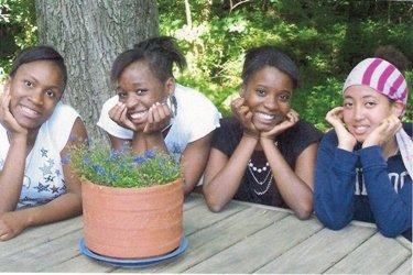 Rahel with her sisters