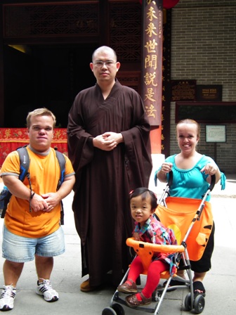 Picture of Johnston's with Emma in China